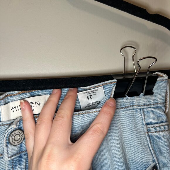 Hidden Denim Alyx Low Slung Baggy Jean, Size 24 - Picture 8 of 9